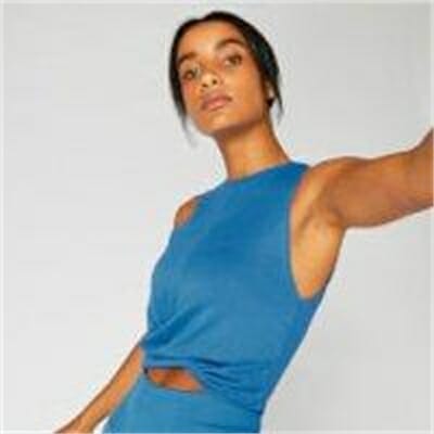 Fitness Mania - Energy Crop Top — Ibiza Blue - XS
