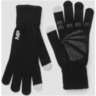 Fitness Mania - Knitted Gloves - Black - M/L