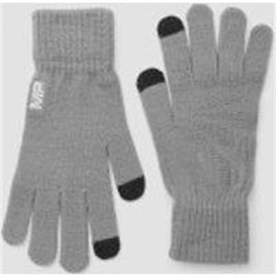 Fitness Mania - Knitted Gloves - Grey - M/L