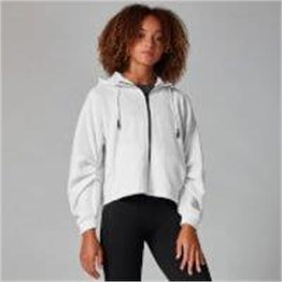 Fitness Mania - Oversized Zip-Through - White - L