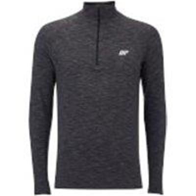 Fitness Mania - Performance 2 Pack 1/4 Zip Top - Charcoal Marl/Grey Marl - XS