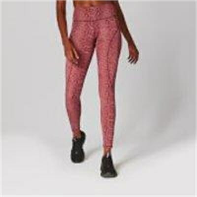 Fitness Mania - Snake Print Leggings - Port - XS