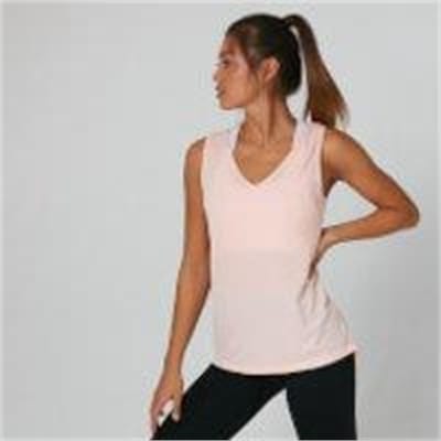 Fitness Mania - Strap Detail Vest Top - Pearl Blush - L