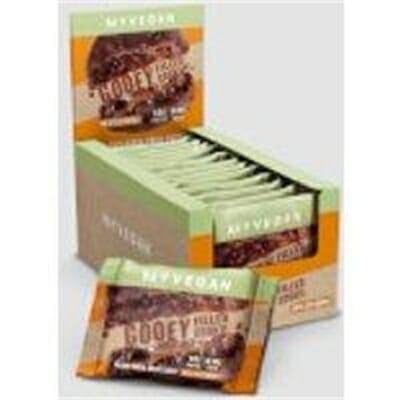 Fitness Mania - Vegan Filled Protein Cookie - 12 x 75g - Double Chocolate & Caramel