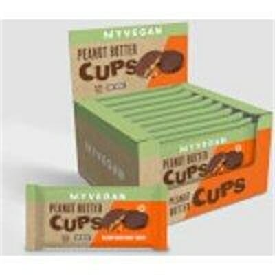 Fitness Mania - Vegan Peanut Butter Cups - 10 x 42g - Dark Chocolate