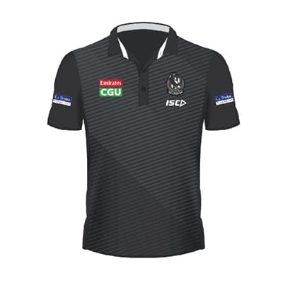 Fitness Mania - Collingwood Magpies Media Polo 2020