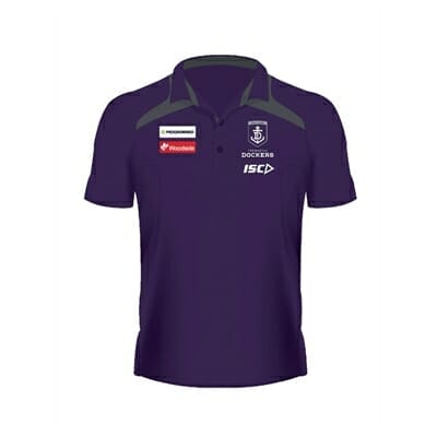 Fitness Mania - Fremantle Dockers Media Polo 2020