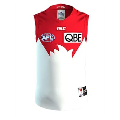 Fitness Mania - Sydney Swans Kids Home Guernsey 2020