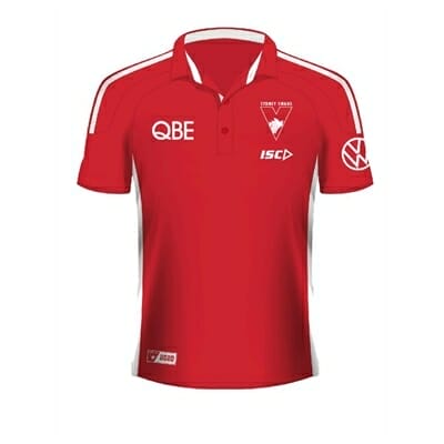 Fitness Mania - Sydney Swans Kids Media Polo 2020