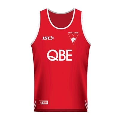 Fitness Mania - Sydney Swans Kids Training Singlet 2020