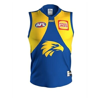 Fitness Mania - West Coast Eagles Home Guernsey 2020