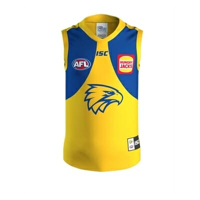 Fitness Mania - West Coast Eagles Kids Clash Guernsey 2020