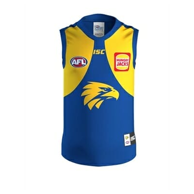 Fitness Mania - West Coast Eagles Kids Home Guernsey 2020