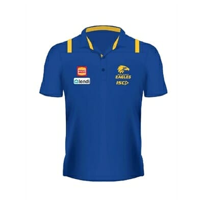 Fitness Mania - West Coast Eagles Kids Media Polo 2020