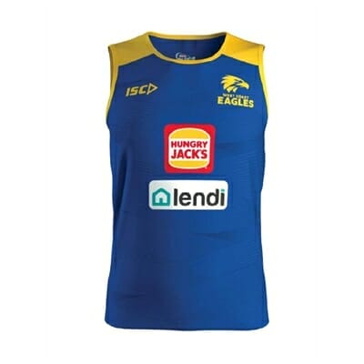 Fitness Mania - West Coast Eagles Training Singlet 2020