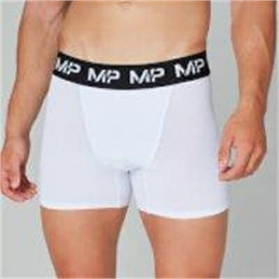 Fitness Mania - Essentials Boxer - White (3 Pack) - S