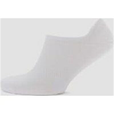 Fitness Mania - Essentials Men's Ankle Socks - White (3 Pack) - UK 9-12