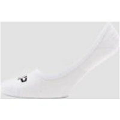Fitness Mania - Essentials Men's Invisible Socks - White (3 Pack)