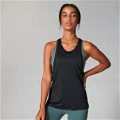 Fitness Mania - Essentials Training Racer Back Vest - Black - L