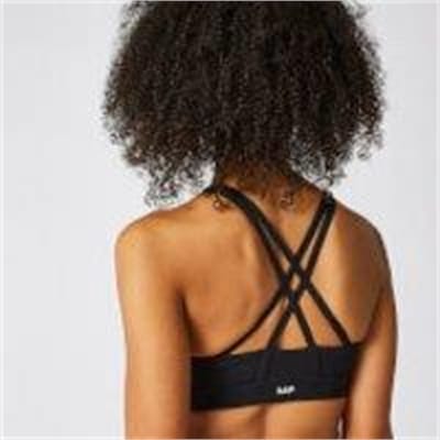 Fitness Mania - Essentials Training Sports Bra - Black - L