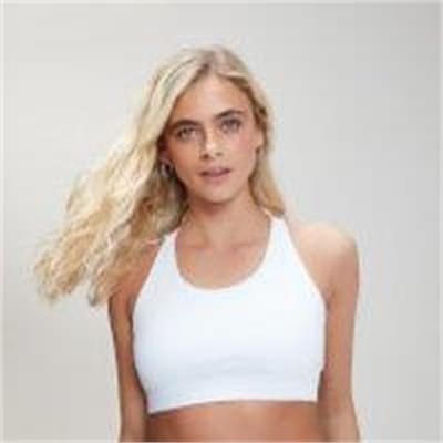 Fitness Mania - Essentials Training Sports Bra - White - L