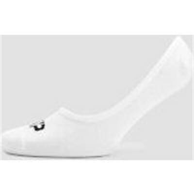 Fitness Mania - Essentials Women's Invisible Socks - White (3 Pack) - UK 3-6