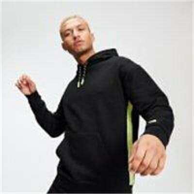 Fitness Mania - Rest Day Men's Tape Hoodie - Black - S