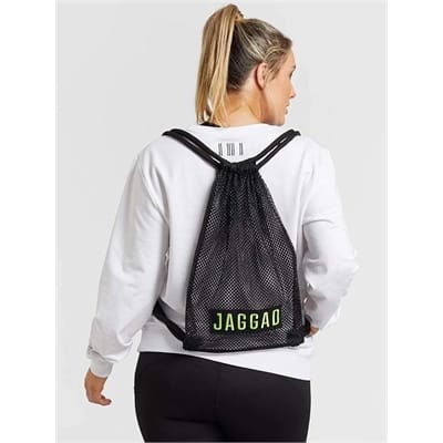 Fitness Mania - Jaggad Mesh Drawstring Backpack