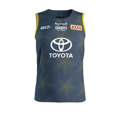 Fitness Mania - North QLD Cowboys Training Singlet 2020