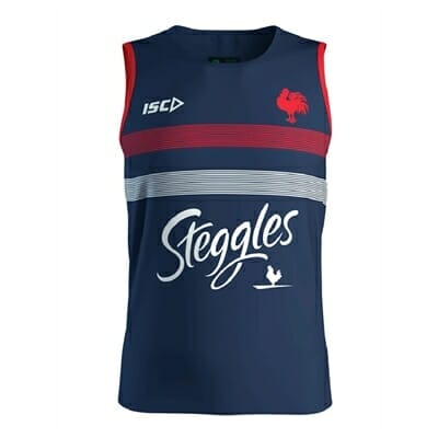 Fitness Mania - Sydney Roosters Kids Training Singlet 2020