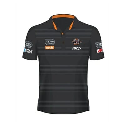 Fitness Mania - Wests Tigers Ladies Media Polo 2020