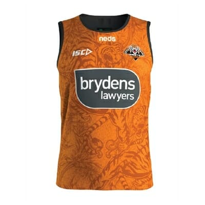 Fitness Mania - Wests Tigers Training Singlet 2020
