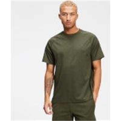 Fitness Mania - MP Rest Day Men's Double Tape Tricot T-Shirt - Army Green