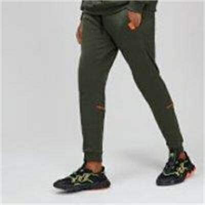 Fitness Mania - MP Rest Day Men's Piped Calf Joggers - Army Green - L