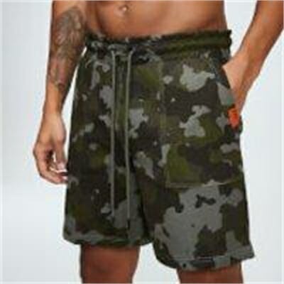 Fitness Mania - Rest Day Men's Cargo Shorts - Camo - S