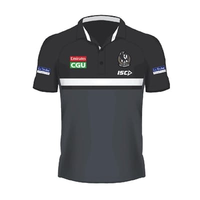 Fitness Mania - Collingwood Magpies Performance Polo 2020