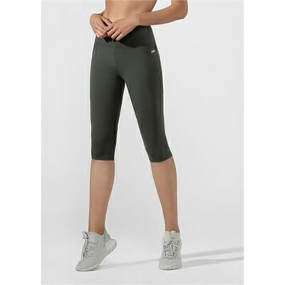 Fitness Mania - Lorna Jane Amy 3/4 Tight Dark Safari