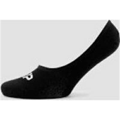 Fitness Mania - Essentials Men's Invisible Socks - Black (3 Pack) - UK 6-8/EU 38-41