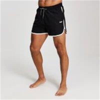 Fitness Mania - MP Men's Contrast Binding Swim Shorts - Black - XS