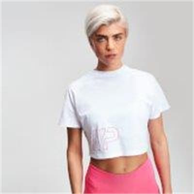 Fitness Mania - MP Power Women's Cropped T-Shirt - White - L