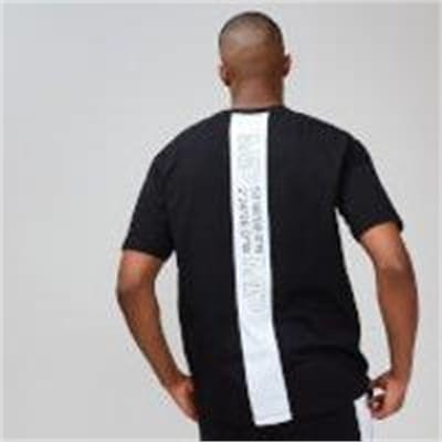 Fitness Mania - MP Rest Day Men's Stripe Graphic T-Shirt - Black - S