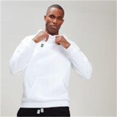 Fitness Mania - MP Rest Day Men's Stripe Overhead Hoodie - White - XL