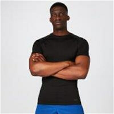 Fitness Mania - MP Elite Seamless T-Shirt - Black - XS