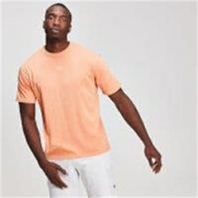 Fitness Mania - MP Graphic Men's Embroidered T-Shirt - Canteloupe