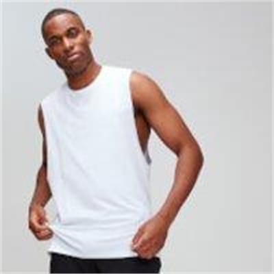 Fitness Mania - MP Luxe Classic Drop Armhole Tank Top - White - L