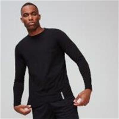 Fitness Mania - MP Luxe Classic Long Sleeve Crew - Black - XS