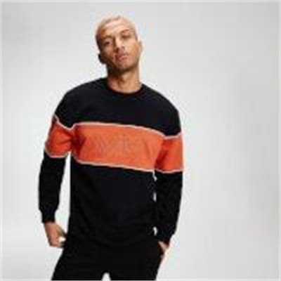 Fitness Mania - MP Rest Day Men's Stripe Sweatshirt - Black - XXL