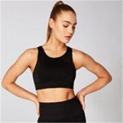 Fitness Mania - MP Shape Seamless V2 Ultra Sports Bra - Black - XS