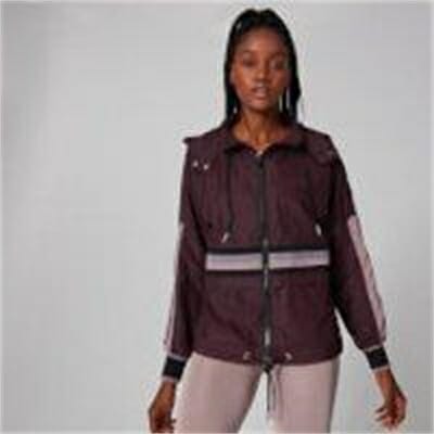 Fitness Mania - MP Sleeve Stripe Windbreaker Jacket - Malbec - M