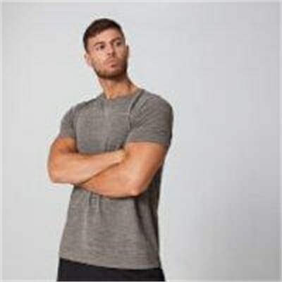 Fitness Mania - Lightweight Seamless T-Shirt - Driftwood Marl - XS